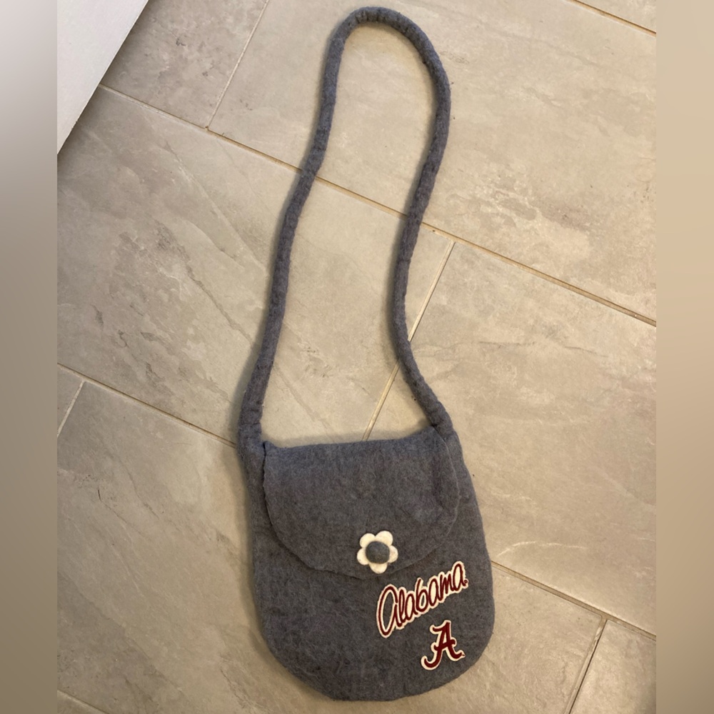 Alabama University Roll Tide Unique Felt shoulder bag purse